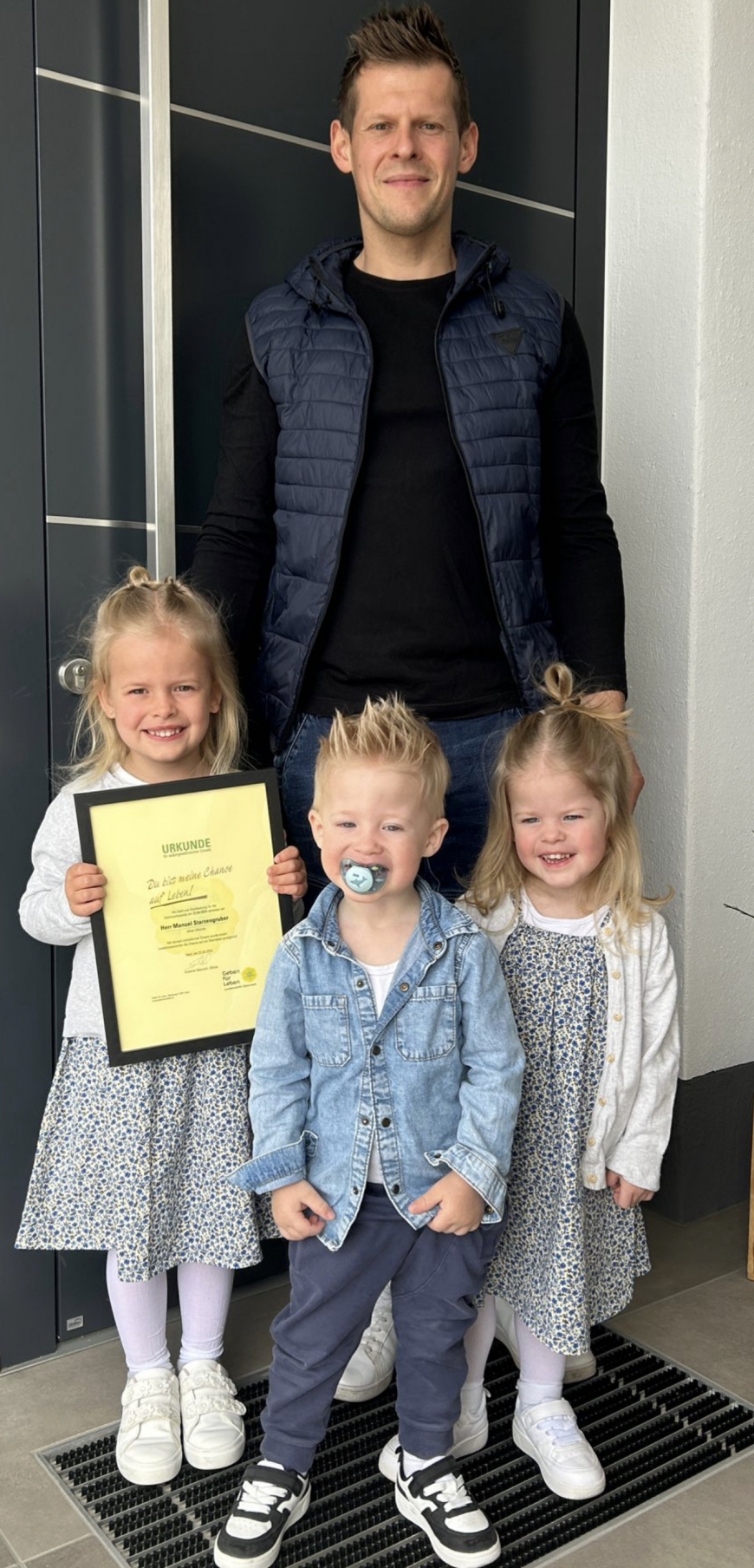 'Bauarbeiter spendete seine gesunden Stammzellen an einen Mann in Mitteleuropa'-Bild-1