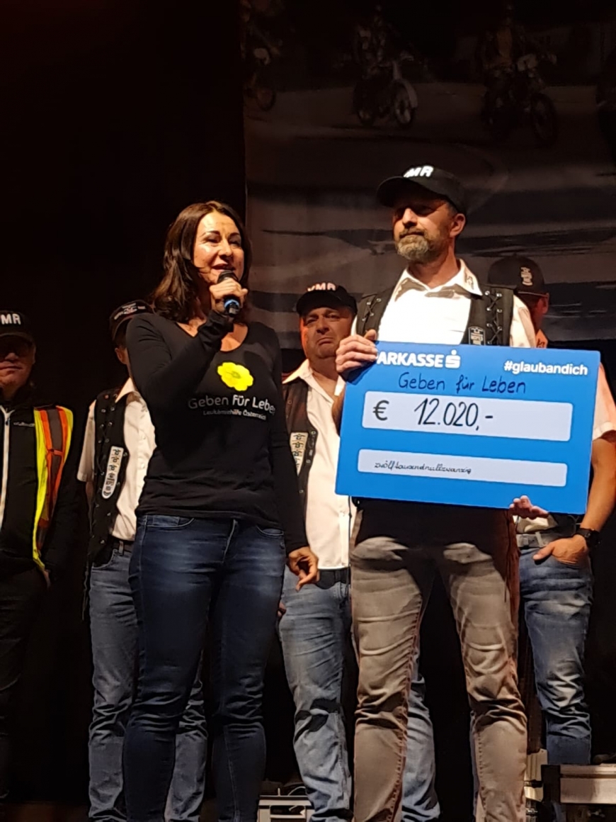 'Durch Chip-Kaution unterstützen die Teilnehmer der 4. Vorarlberger Moped Rides'-Bild-1