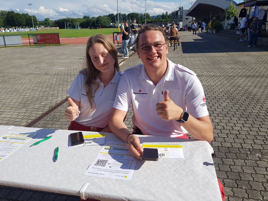 'Im Rahmen eines American Footballmatches ließen sich 90 Anwesende typisieren'-Bild-3
