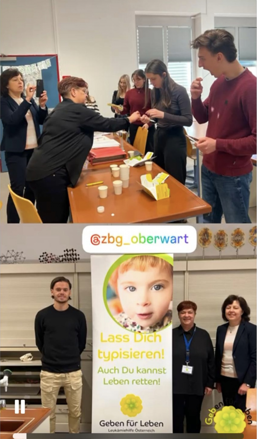 'Gemeinsam für das Leben – 10 Typisierungen im Gymnasium Oberwart'-Bild-1