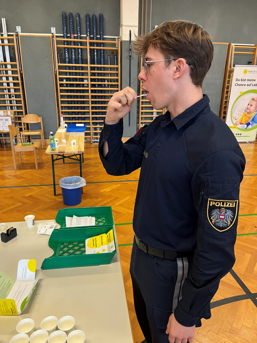 '361 Typisierungen bei der Landespolizeidirektion Burgenland – Ein beeindruckendes Zeichen der Solidarität'-Bild-9