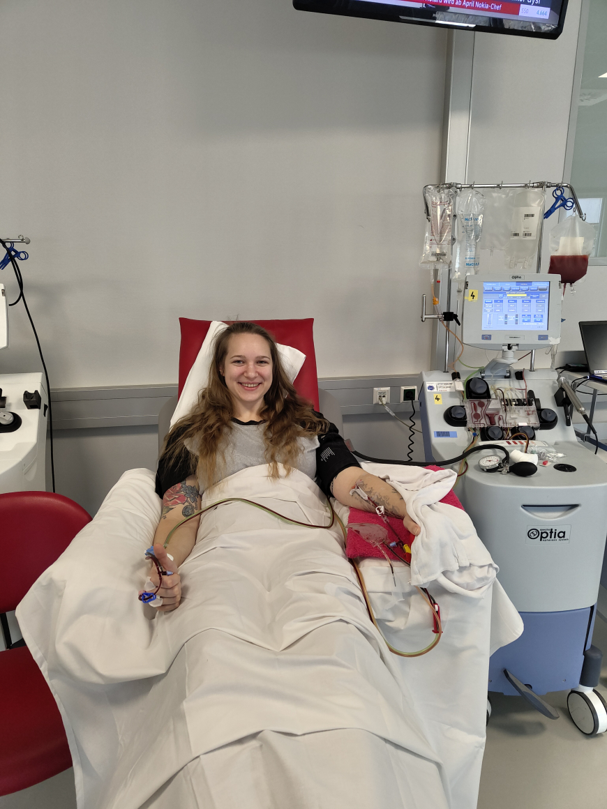 'Unsere 650. Stammzellspenderin ist Michelle aus Gaißau - Vorarlberg'-Bild-1