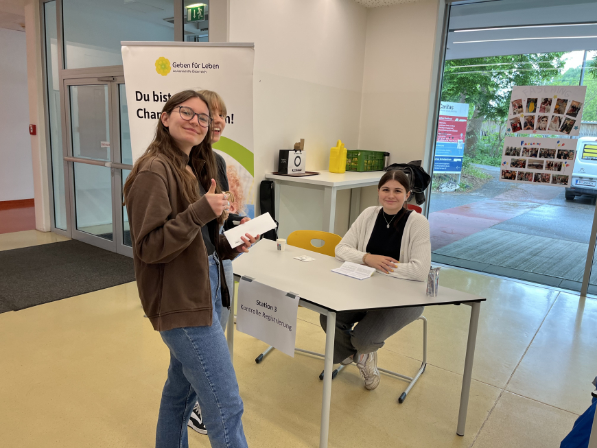 '36 Typisierungen an der HLW Sozialmanagement in Graz - Steiermark'-Bild-1