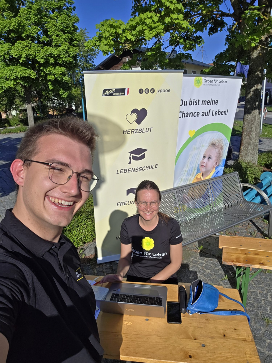 '41 neue Typisierungen beim Maibaumaufstellen in Seewalchen - Oberösterreich'-Bild-2