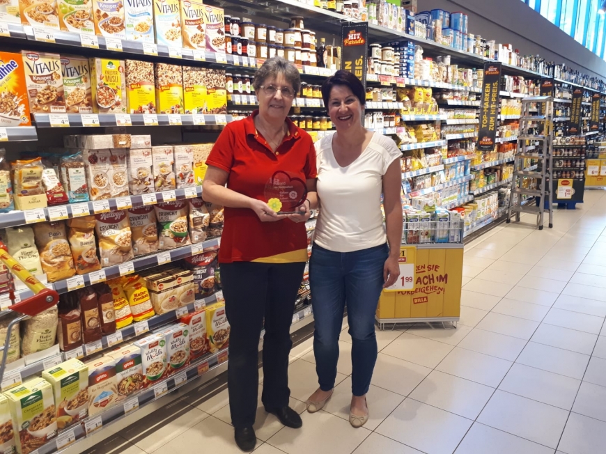 'Award der Dankbarkeit für Team vom Billa Hard für langjährige Unterstützung'-Bild-1