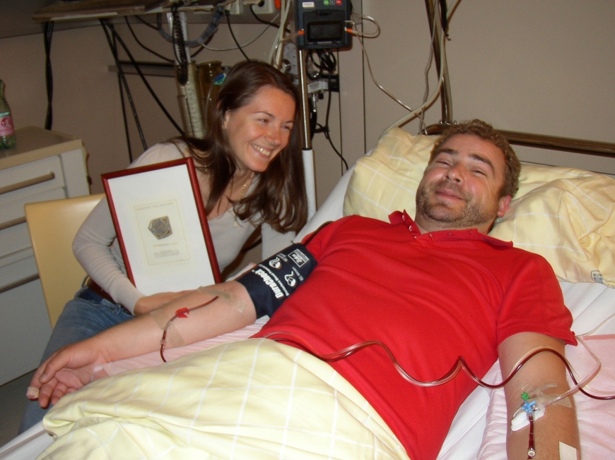 'Erstes Treffen zwischen Spender und Patientin - und wir waren dabei'-Bild-3