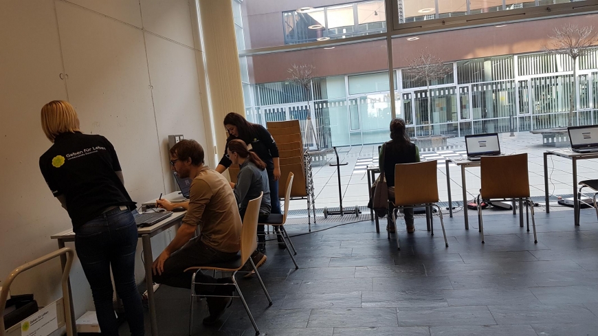 'Tolle Typisierungsaktion durch Maturaprojekt von vier engagierten Jugendlichen'-Bild-5