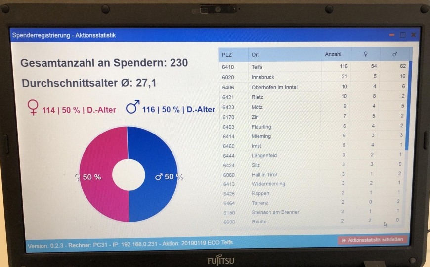 'Tolle Typisierungsaktion durch Maturaprojekt von vier engagierten Jugendlichen'-Bild-27