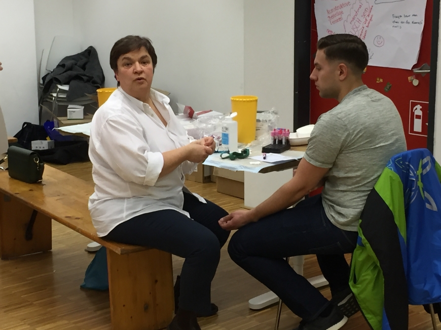 'Typisierungsaktion im Pfadfinderheim St. Severin in Wien'-Bild-1