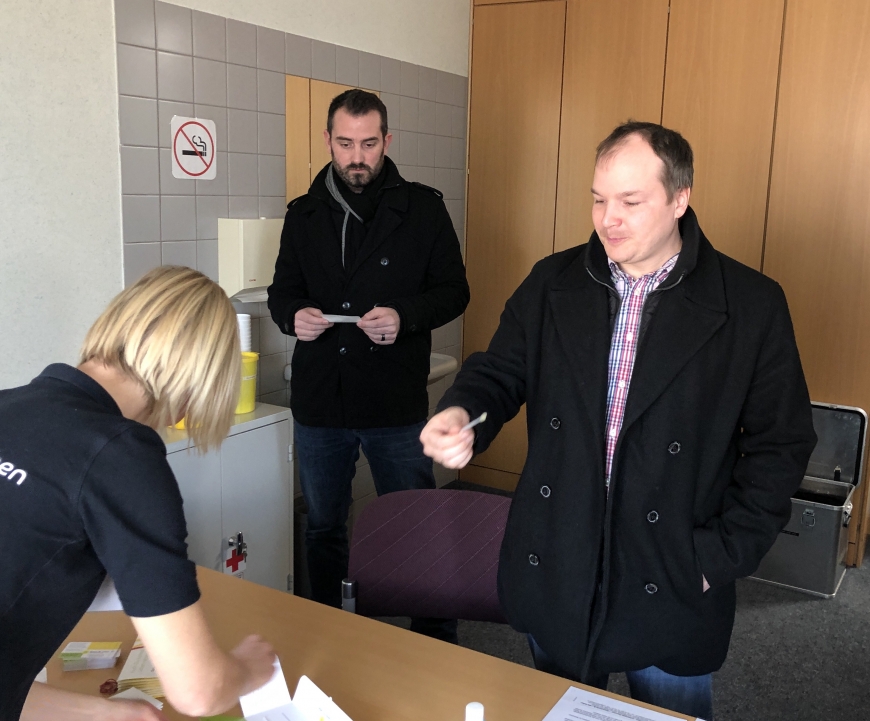 'Firmentypisierung und Spende als tolle Unterstützung für Leukämiehilfe'-Bild-1