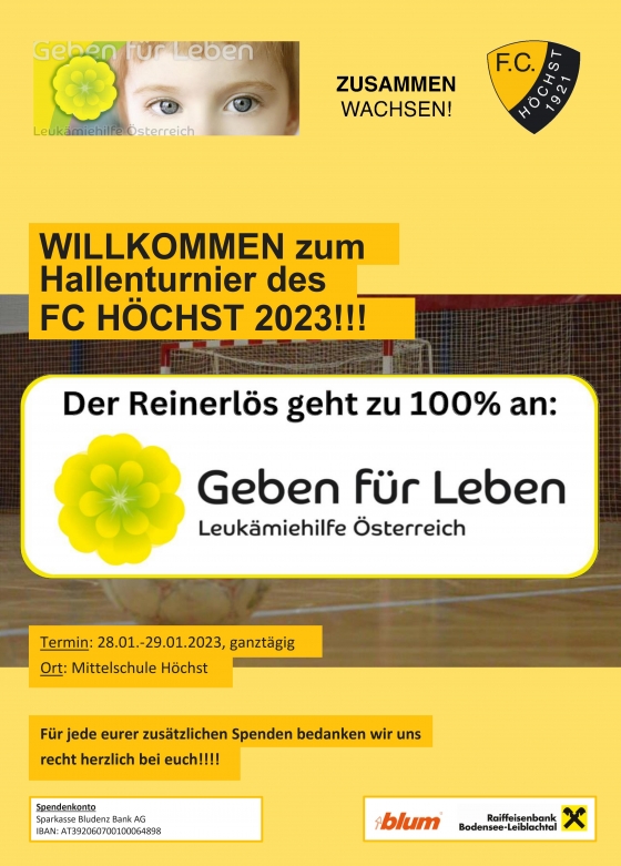 Benefiz-Hallenturnier FC Höchst 2023
