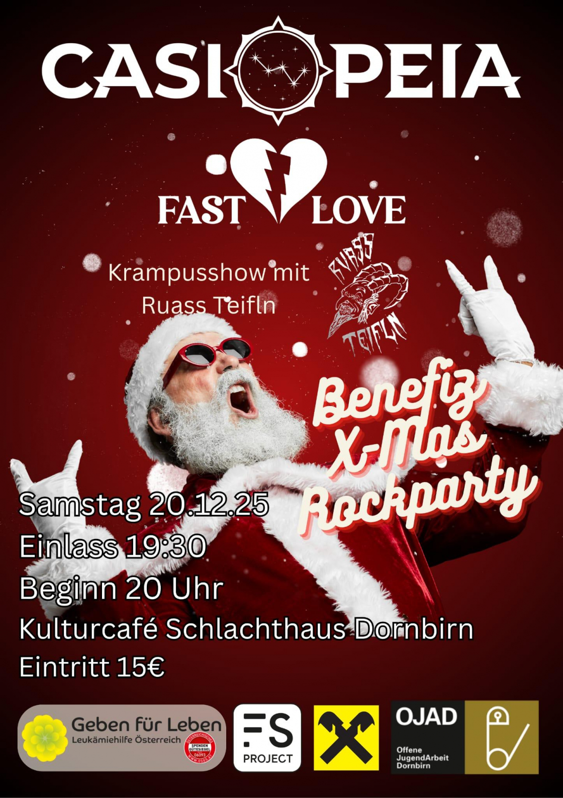 Benefiz X-Mas Rockparty - Dornbirn