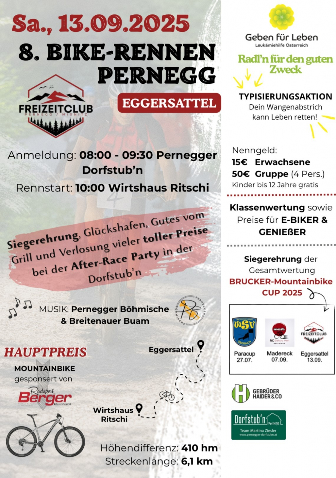 8. Bike-Rennen in Pernegg an der Mur