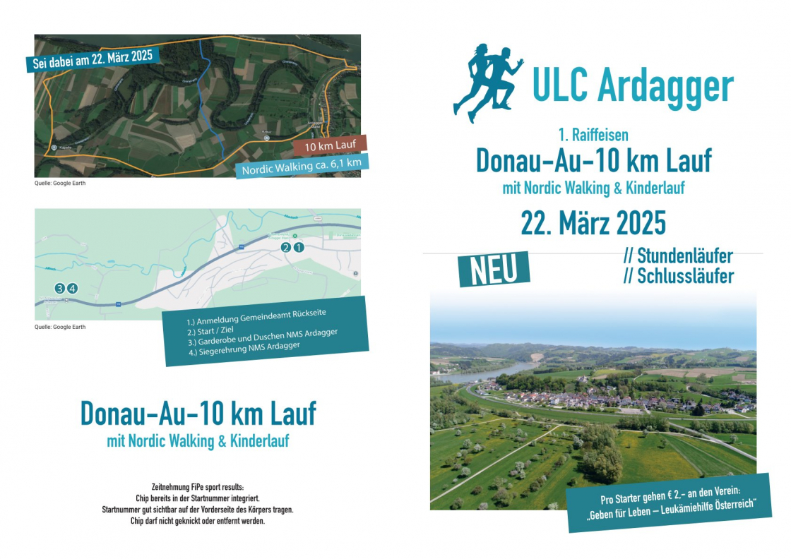 Laufen für den guten Zweck mit ULC Ardagger