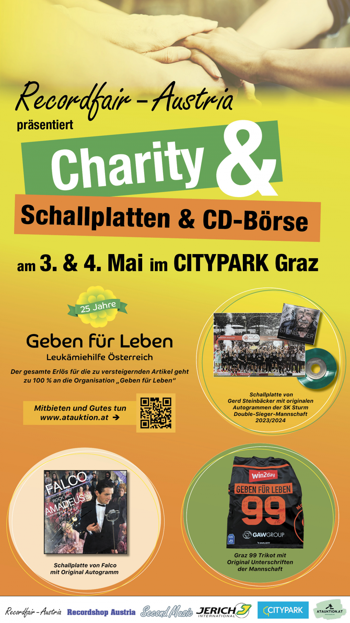 Charity & Schallplatten-CD-Börse im Citypark in Graz