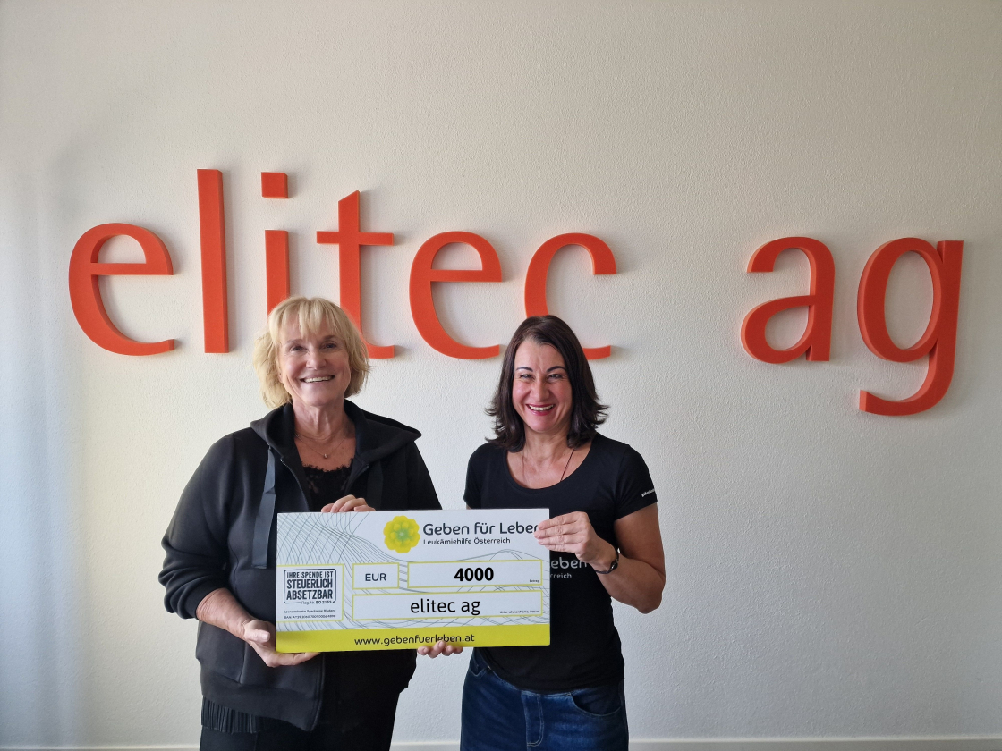 elitec ag aus Liechtenstein spendet € 4.000