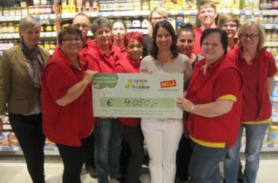 Billa spendet € 4.050,-!