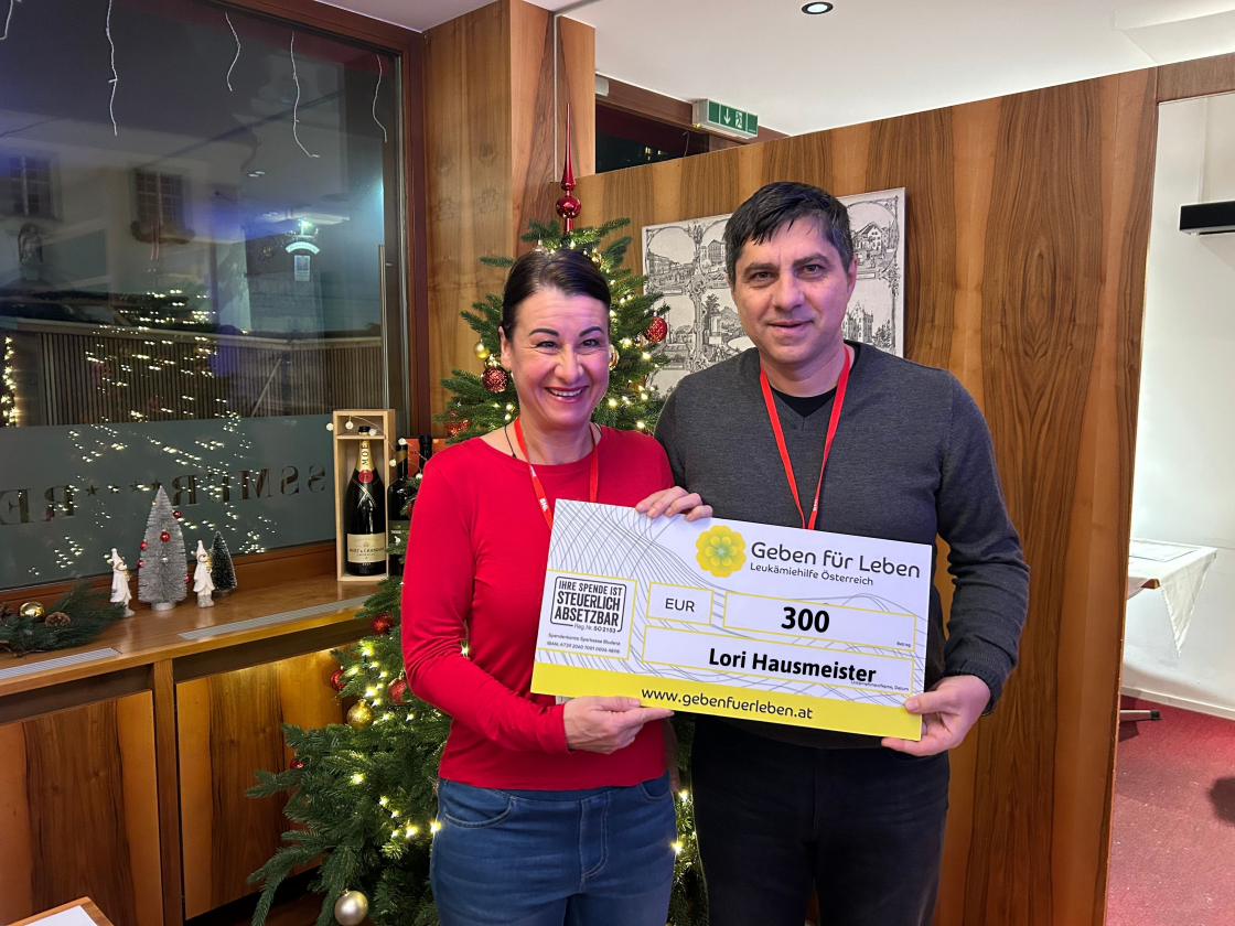 Hausmeister Lori spendet erneut € 300 - Vorarlberg