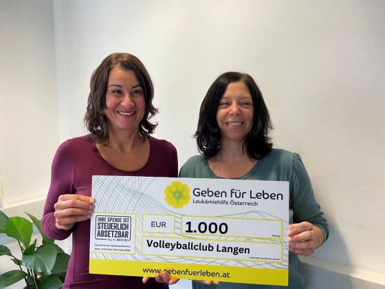 € 1.000 vom VC Langen - Vorarlberg