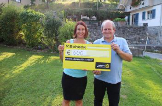 € 600 von Bernhard Simma!