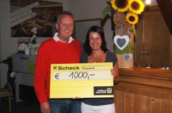 Spende von Golfclub Silvretta!