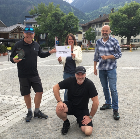 1,000.000 Schritte von Holland nach Vorarlberg