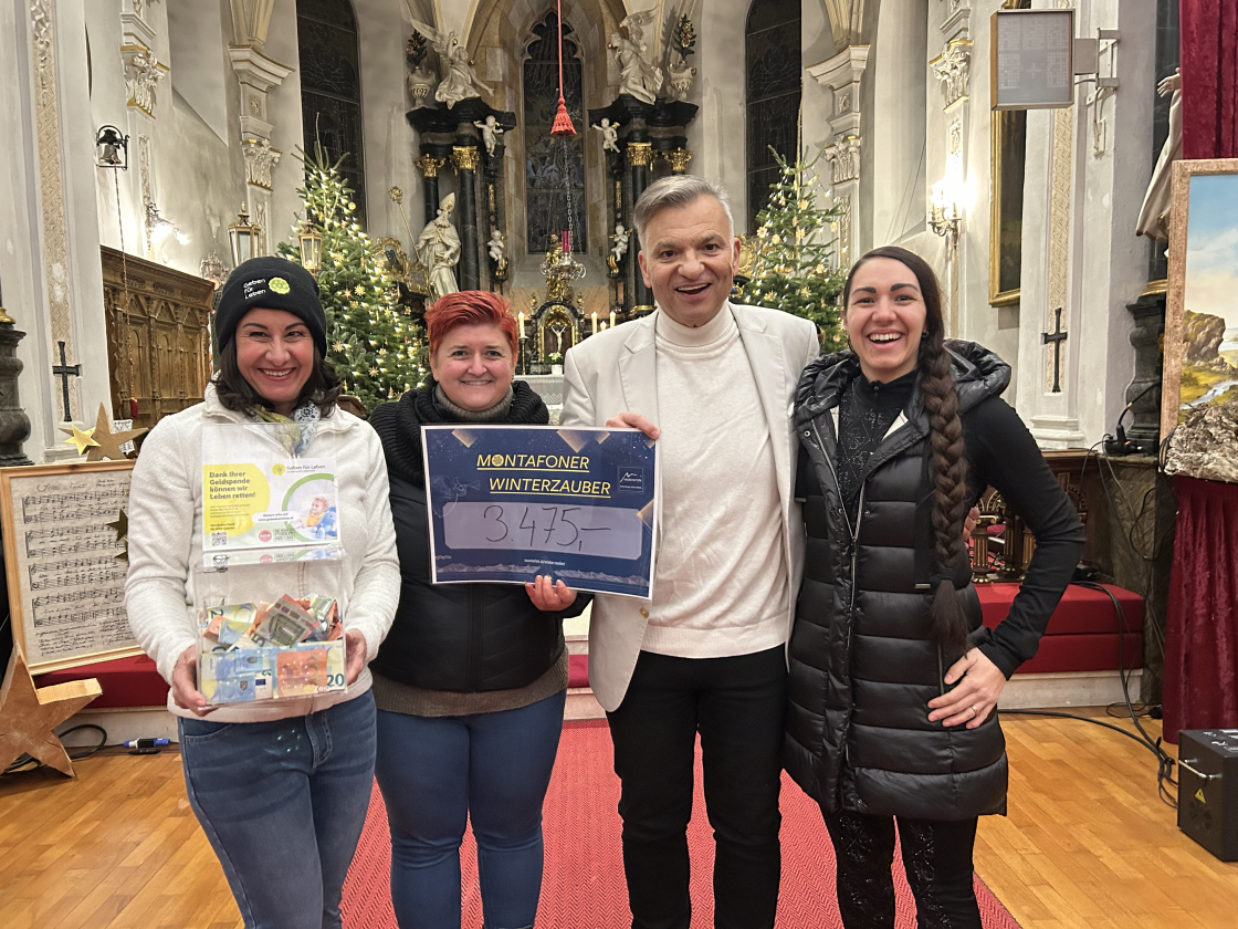 € 5.156,78 - Markus Wolfahrt verzaubert erneut durch Benefizkonzert - Vorarlberg