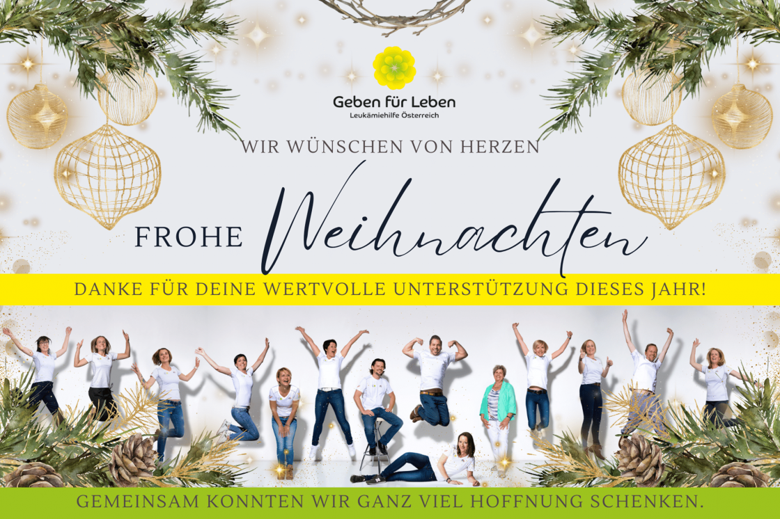 Frohe Weihnachten und ein gesegnetes Neues Jahr