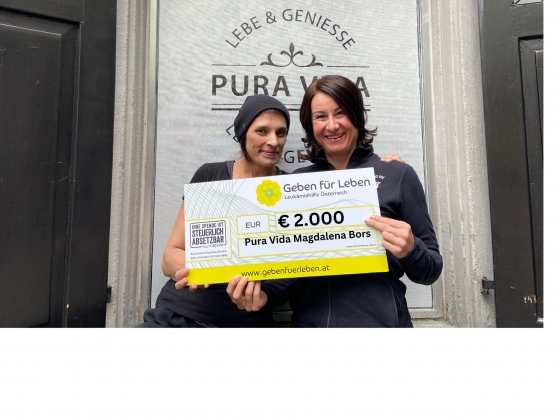 € 2.000 von Magdalena Bors aus Feldkirch - Vorarlberg