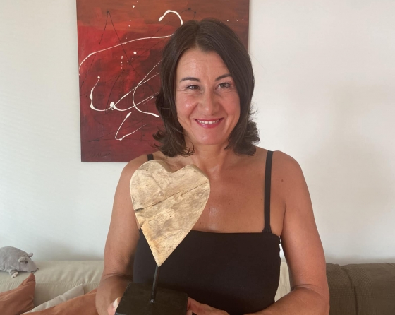 Award von Stunde des Herzens an Susanne Marosch