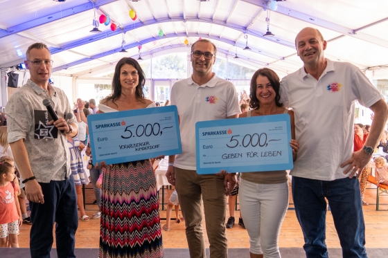 10.000 Euro Jubiläumsspende der Sparkasse Bregenz / Vorarlberg