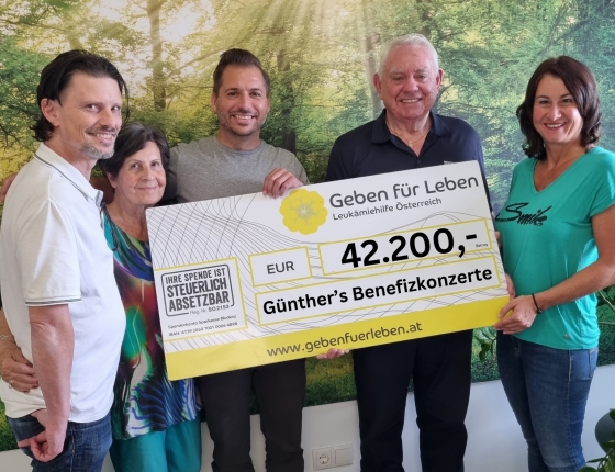Günther Lutz spendete über € 42.000