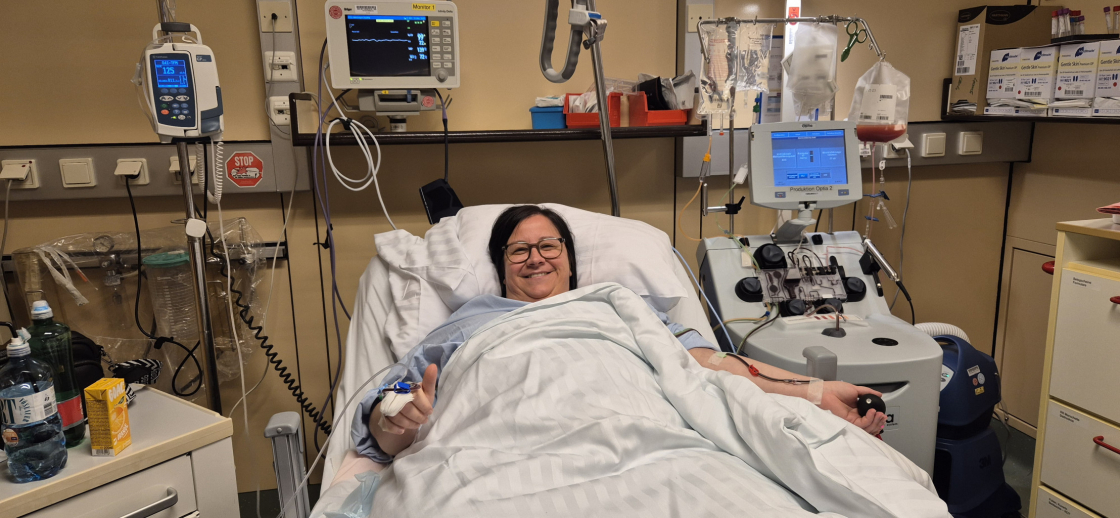 Unsere 697. Stammzellspenderin ist Gudrun aus Oslip - Burgenland