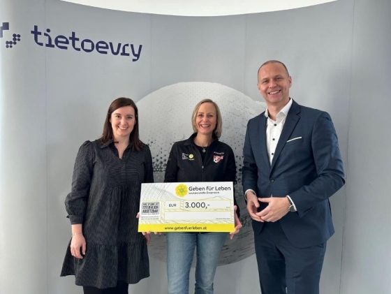 € 3.000 von der Tietoevry Austria GmbH - Wien