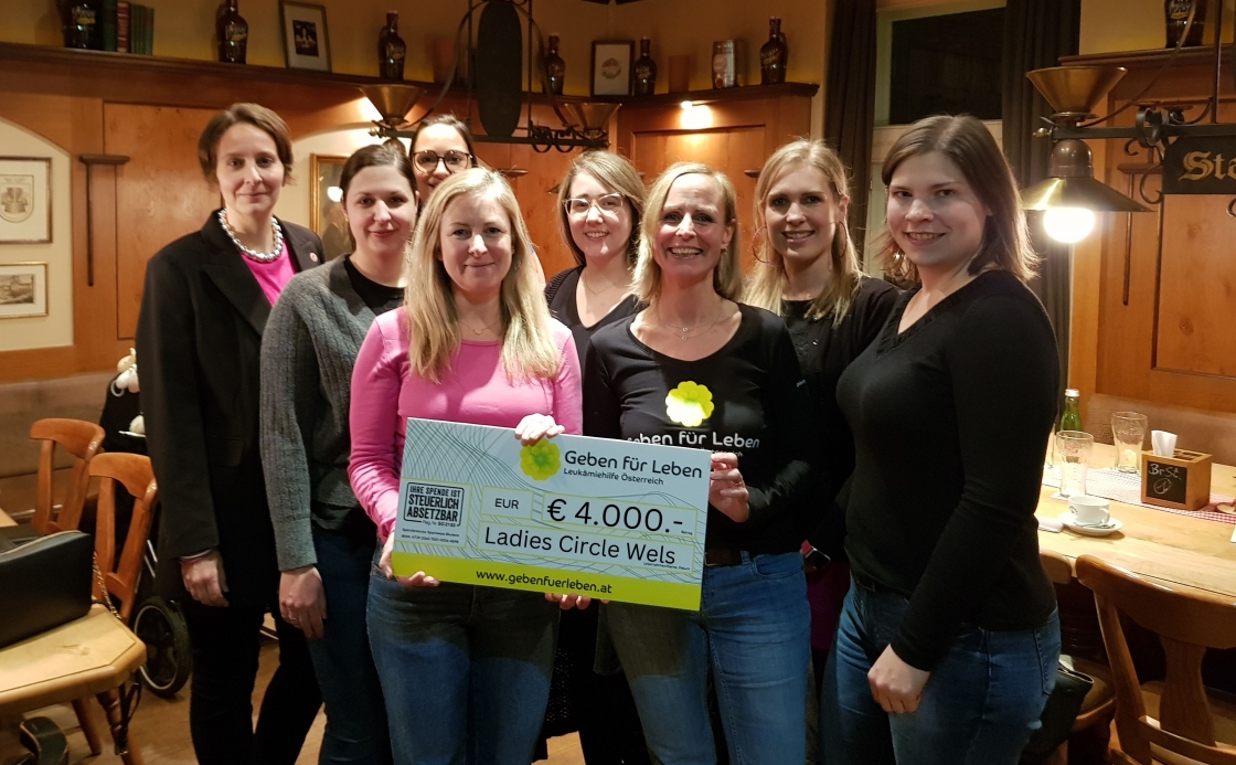 € 4.000 vom Ladies Circle Wels - Oberösterreich