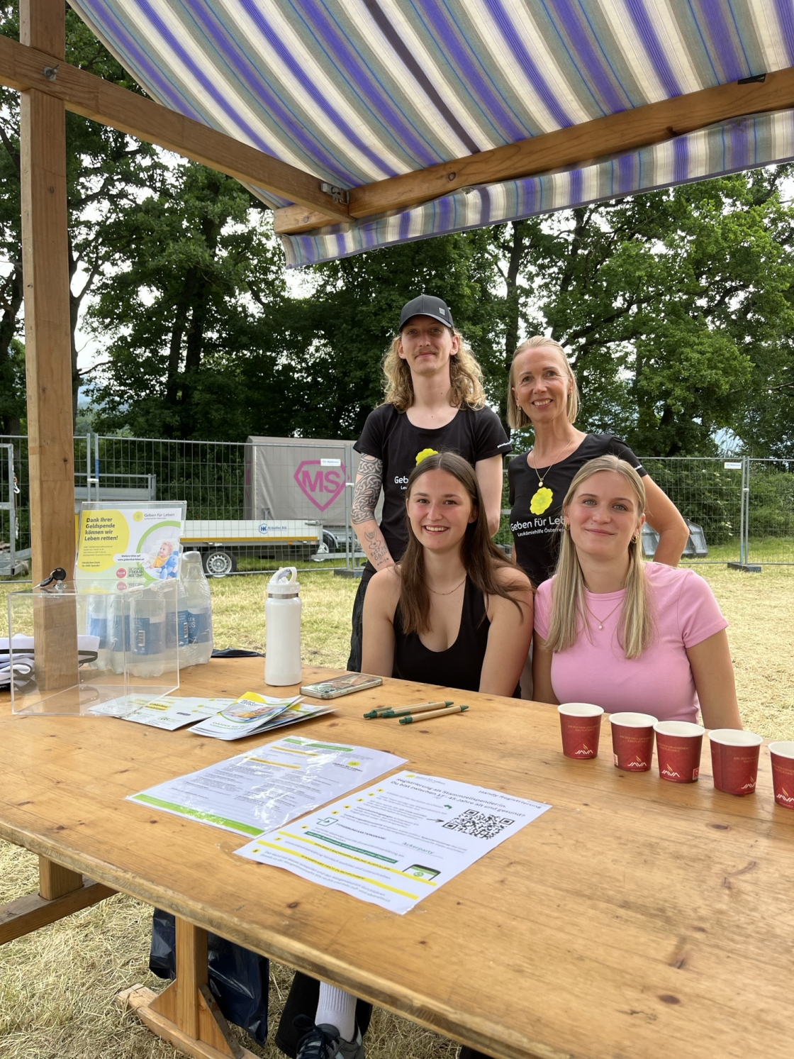 32 Typisierungen bei der Ackerparty in Bludesch – Vorarlberg