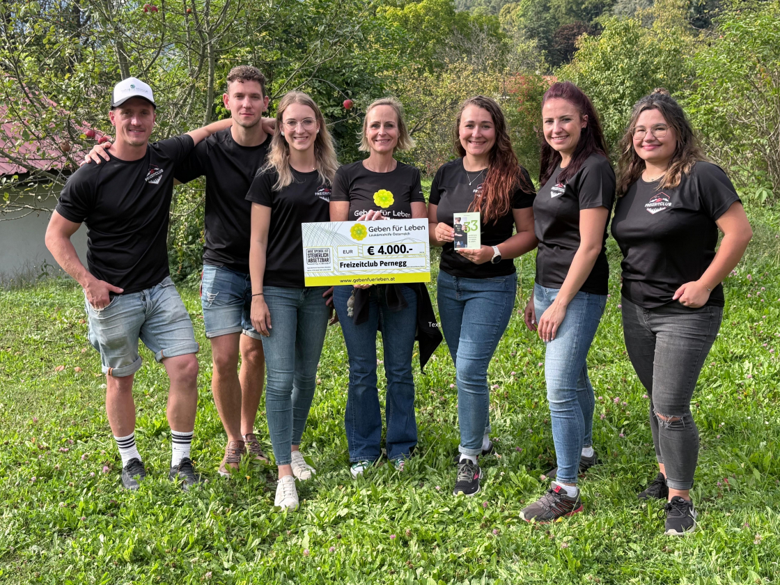 € 4.000 vom Freizeitclub Pernegg spendet beim 8. Bikerennen in Pernegg/Mixnitz - Steiermark