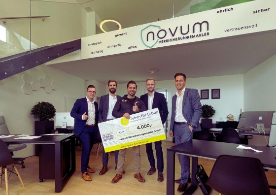 € 4.000 von Novum Versicherungsmakler - Vorarlberg