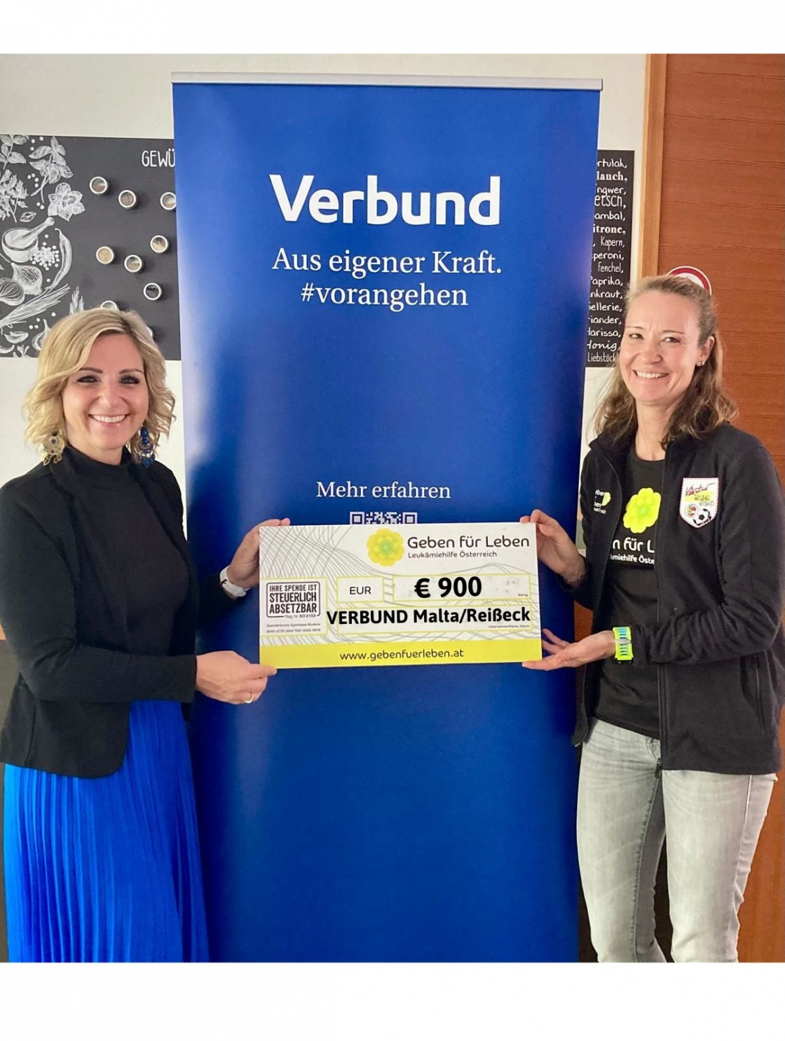 VERBUND-Kraftwerksgruppe Malta/Reißeck ermöglicht 55 Typisierungen und spendet € 1.000 - Kärnten