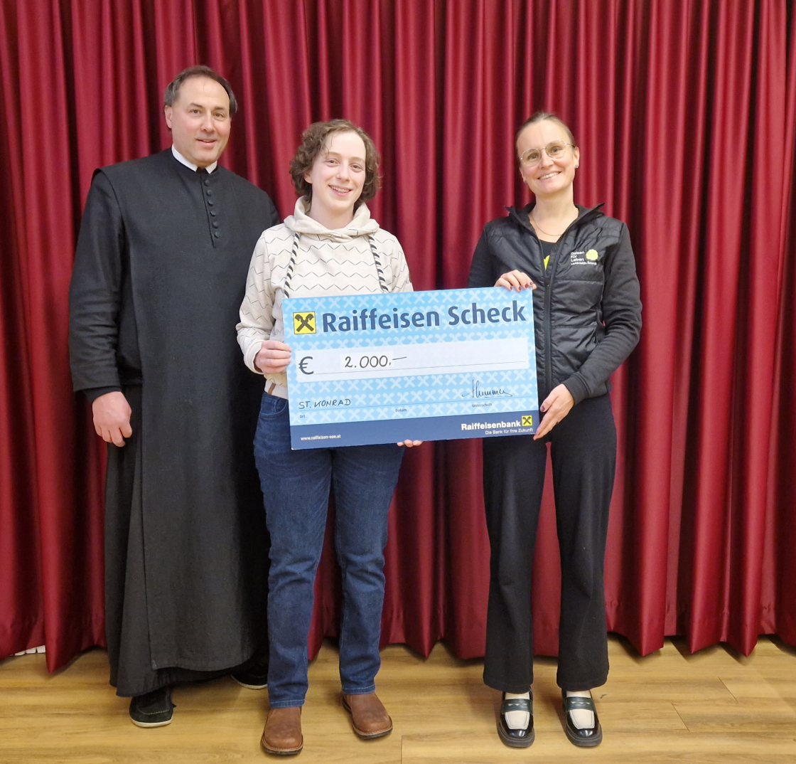 Pfarrfasching St. Konrad spendet wertvolle € 2.000 an Geben für Leben - Oberösterreich