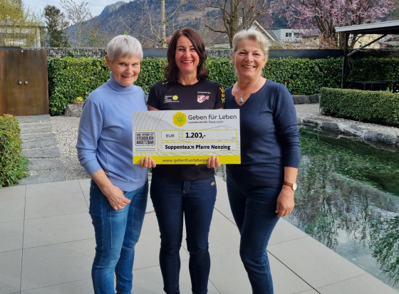 € 1.200 vom Suppenteam der Pfarre Nenzing - Vorarlberg