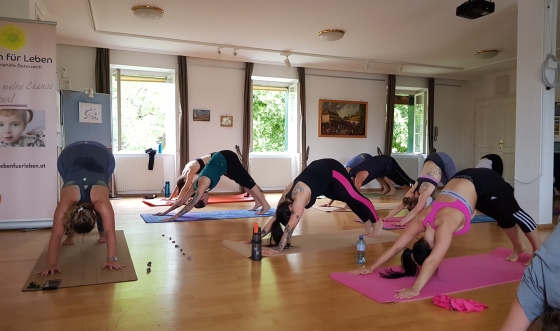 € 4.318,- und 46 Typisierungen vom Yoga-Benefiz - Österreich