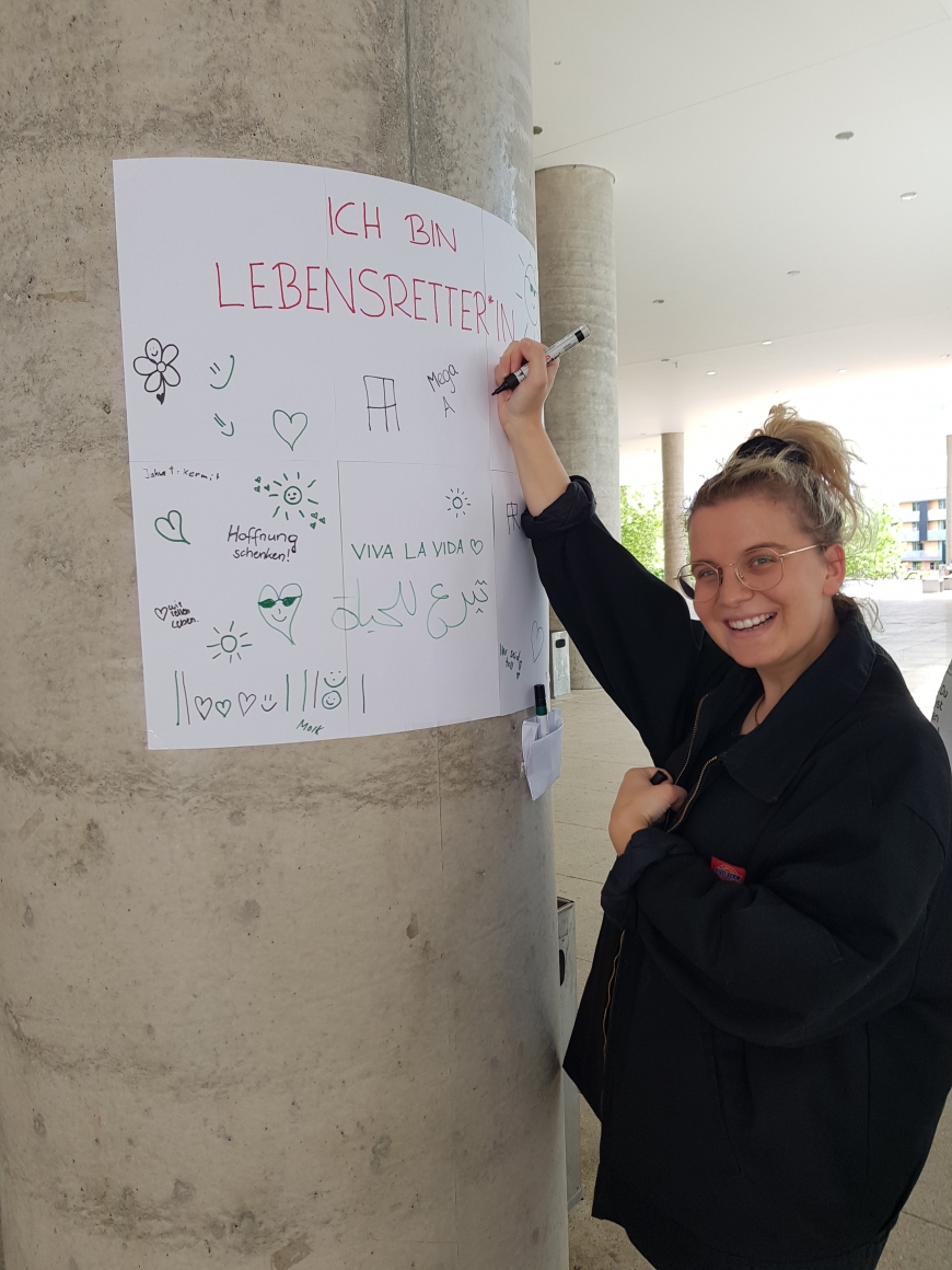 'Engagierte StudentInnen organisierten eine Typisierungsaktion an der Uni Salzburg'-Bild-2