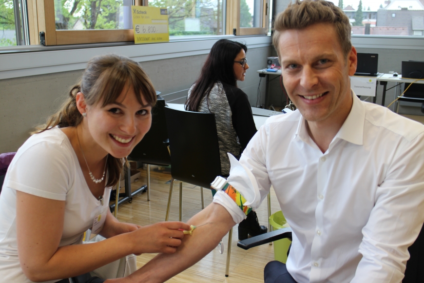 'Erfolgreiche Typisierung in Fachhochschule Vorarlberg mit prominenter Unterstützung'-Bild-9