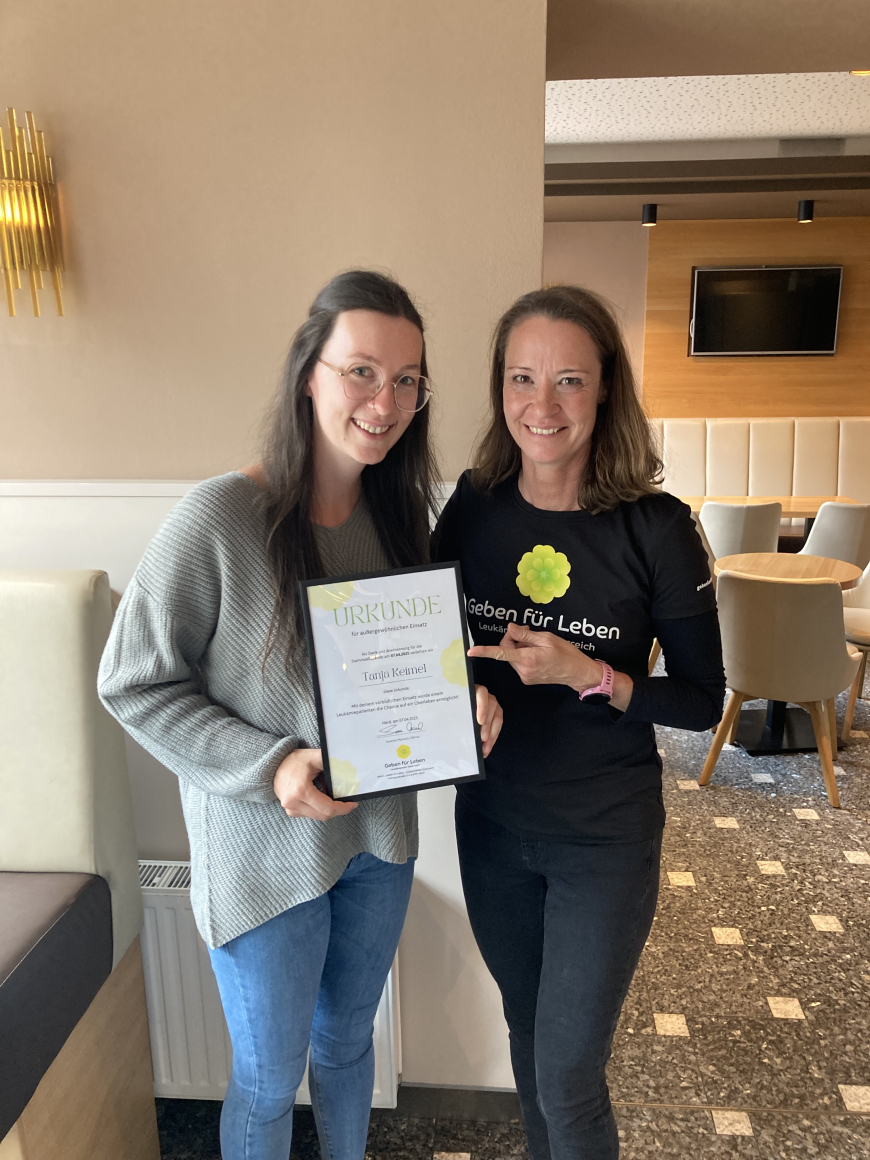 'Unsere 671. Stammzellspenderin ist Tanja aus Gallizien - Kärnten'-Bild-1