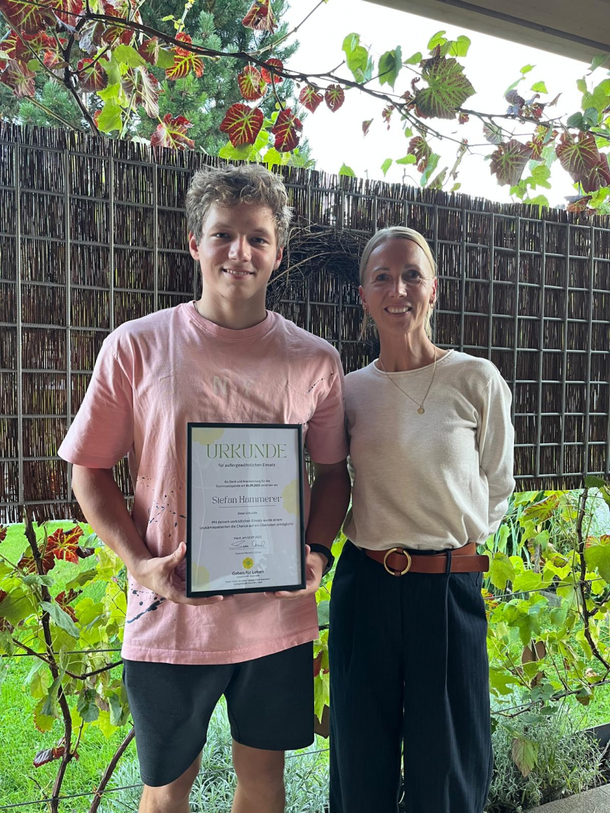 'Unser 755. Stammzellspender ist Stefan aus Schwarzenberg - Vorarlberg'-Bild-1