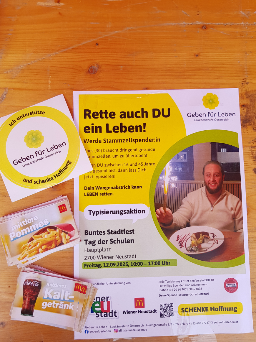 '52 Typisierungen beim Bunten Stadtfest in Wiener Neustadt - Niederösterreich'-Bild-7