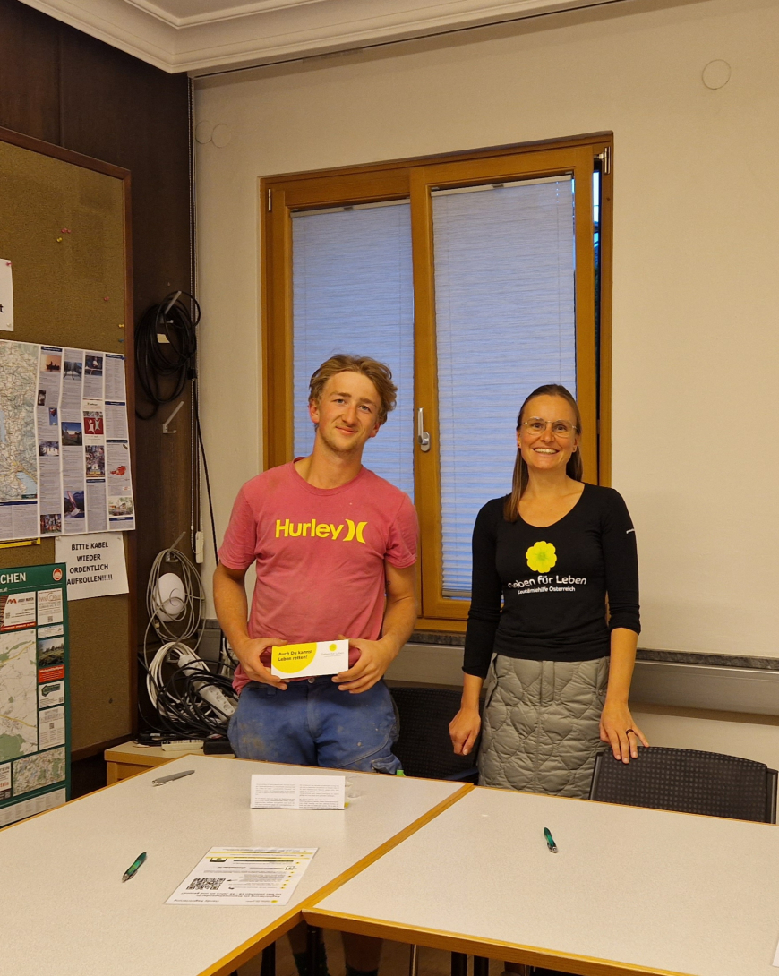 '61 Typisierungen und € 530 bei Aktion in Straßwalchen - Salzburg'-Bild-1