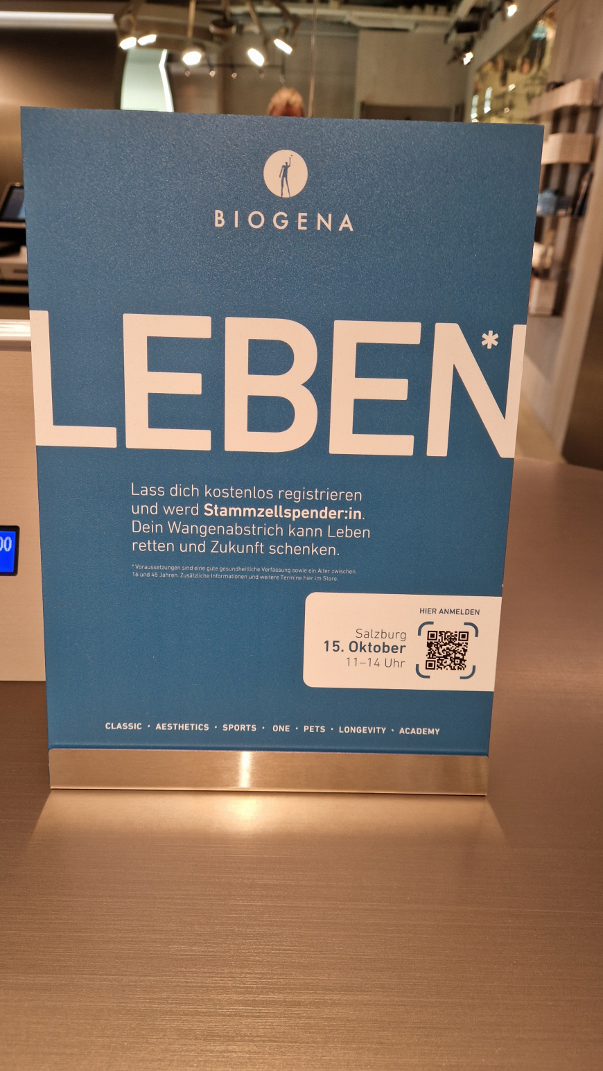 '18 neue Lebensspender:innen: Typisierungsaktion in BIOGENA-Filialen österreichweit'-Bild-1