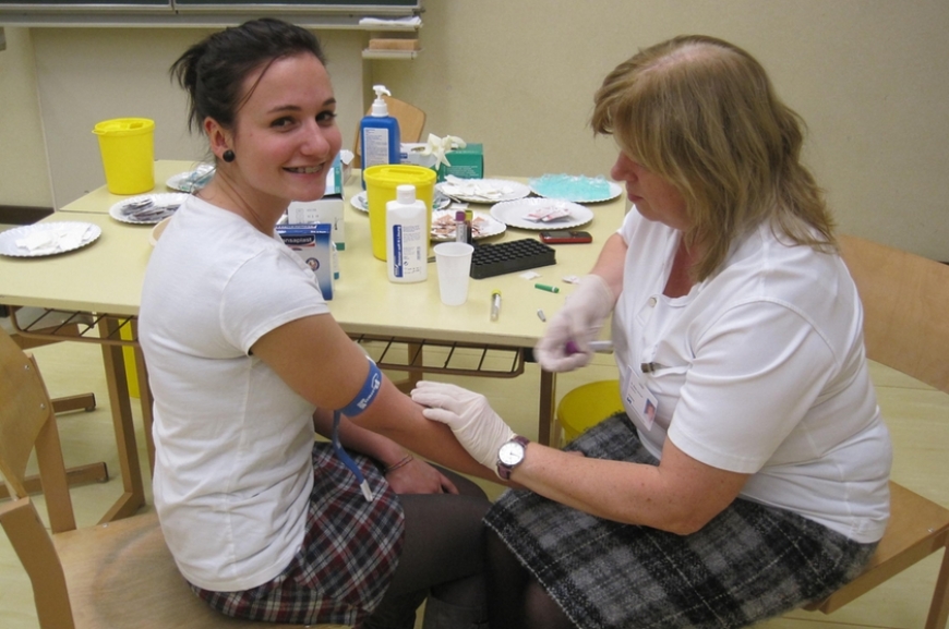 'Bluttypisierungsaktion als Maturaprojekt der HAK Bludenz'-Bild-1